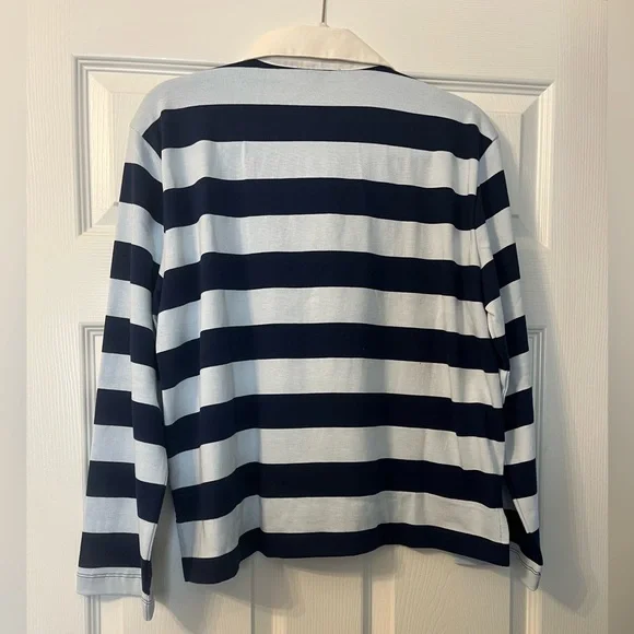 J. Crew Long Sleeve Cotton Rugby Shirt NWT - Picture 4 of 5